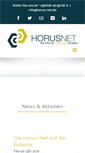 Mobile Screenshot of horus-net.de