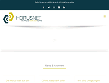 Tablet Screenshot of horus-net.de